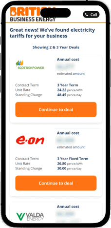 Compare business energy deals online.